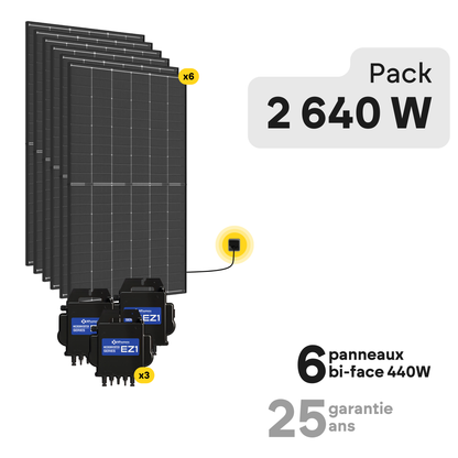 Kit solaire toiture Plug and Play