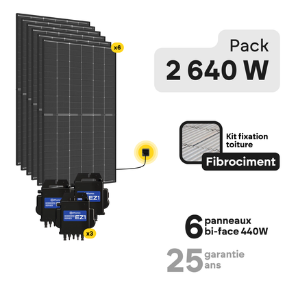 Kit solaire toiture Plug and Play