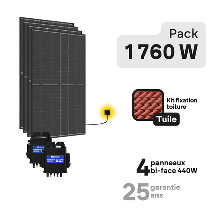 Kit solaire toiture Plug and Play