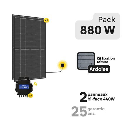 Kit solaire toiture Plug and Play