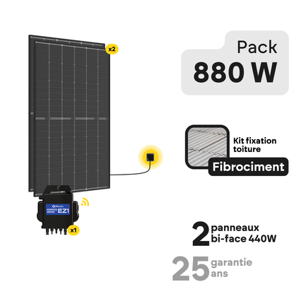 Kit solaire toiture Plug and Play