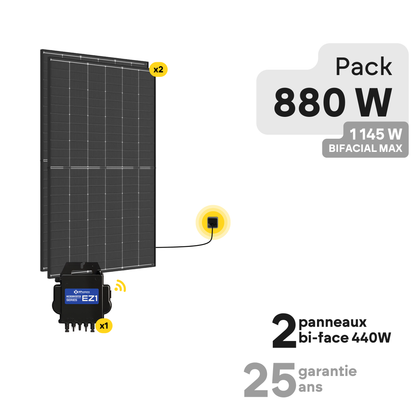 Kit solaire toiture Plug and Play