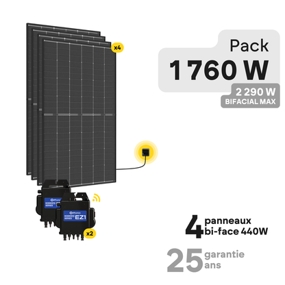 Kit solaire toiture Plug and Play