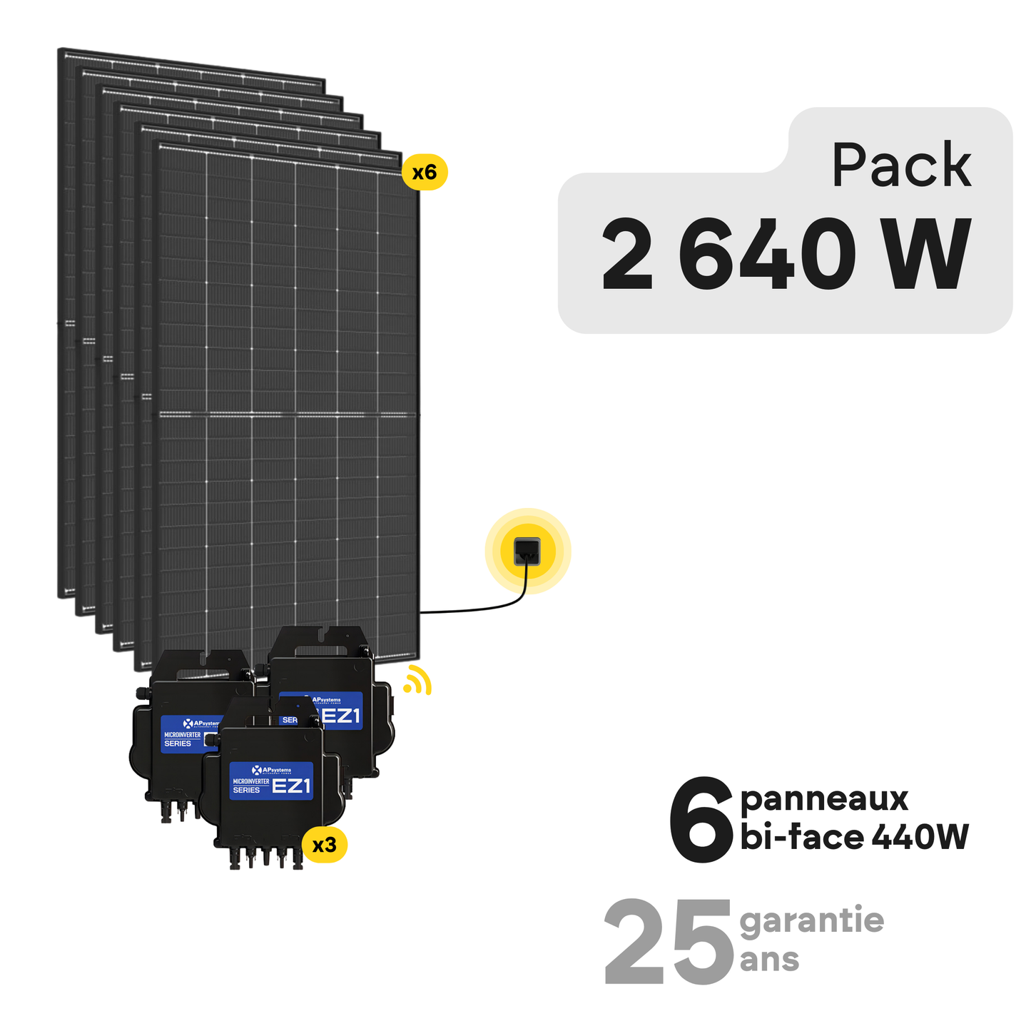 Kit solaire toiture Plug and Play