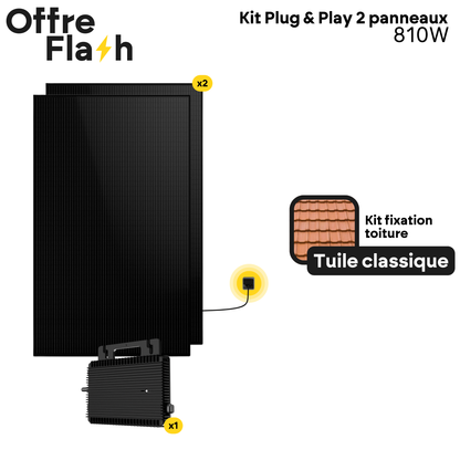 Kit solaire Plug and Play 2 Panneaux 810W