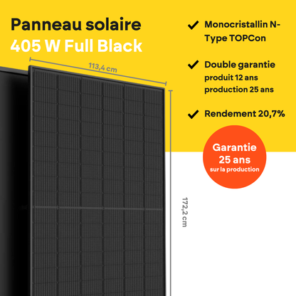 Kit solaire Plug and Play 2 Panneaux 810W