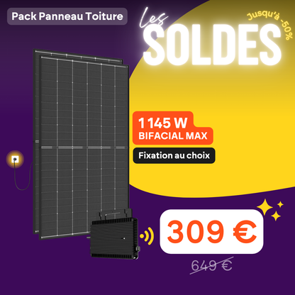 Kit solaire toiture Plug and Play